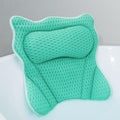 MTDLYICE Bath Pillow, Bath Pillows for Tub Neck and Back Support, Soft 4D Air Mesh Bathtub Pillow 16.5 x 17.3 INCH, with 6 Powerful Suction Cups, Bath Accessories Relaxing Gifts for Women (Gray)