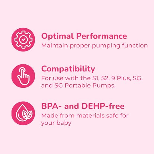 Spectra 24mm Breast Pump Flange & Bottle Accessory Kit (2-Pack)