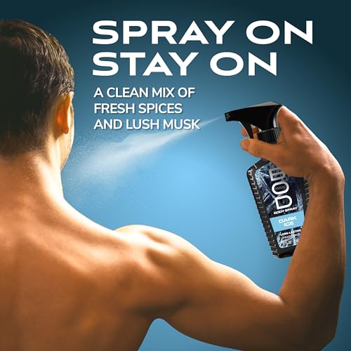 BOD man Dark Ice Fragrance Body Spray 8 fl oz 2-pack