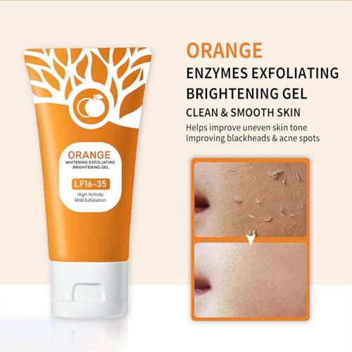Orange Exfoliating Gel Scrub - Deep Cleansing Face & Body