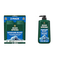 Irish Spring Moisture Blast Body Wash for Men, 20 Fl Oz (Pack of 2) & Moisture Blast Body Wash, 30 Oz Pump