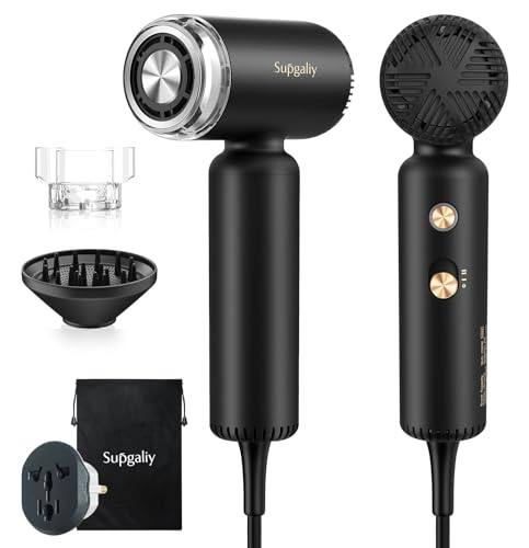 Dual Voltage Travel Hair Dryer 1500W - Ionic, Compact