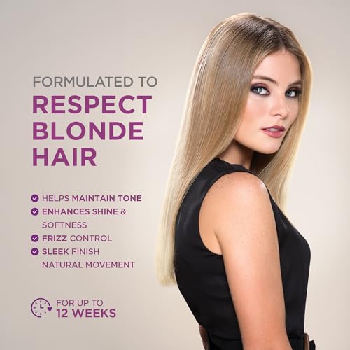 KATIVA Brazilian Keratin Hair Treatment for Blonde Hair - 12 Weeks Anti-Frizz Smooth System