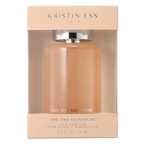 Kristin Ess One Signature Hair Perfume for Women - Long Lasting Hair Fragrance Spray, Pear Sandalwood Magnolia Scent, Deodorizing Hair Mist, Refreshing Body & Hair Spray, 8HR Scent