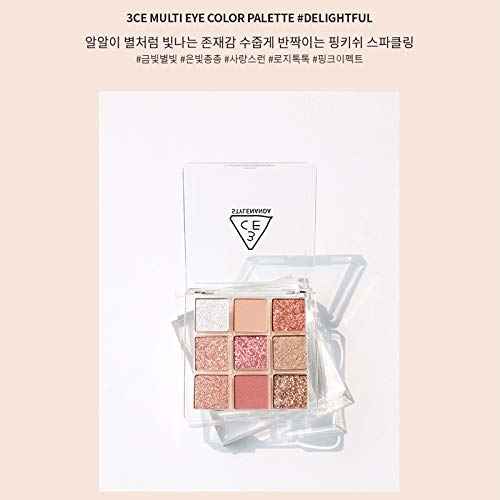 Venanoci 3CE Multi Eye Color Palette #Delightful 9Colors Peal Glow Eye Shadow Staylenanda