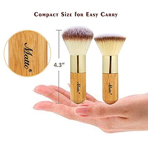 Matto 2-Piece Makeup Brush Set - Powder & Foundation