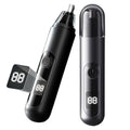 Professional Nose Hair Trimmer, LED Display, USB Rechargeable, Waterproof Double-Edge Blade for Men, Women, IPX7 Rated, 2025 Model (Round Bottom)