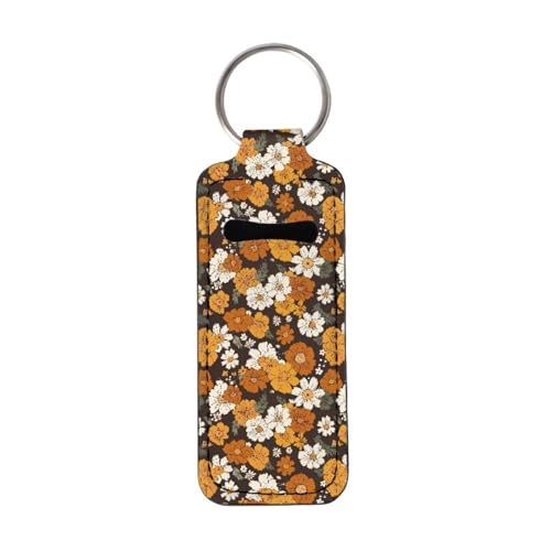 Lipstick Clip-On Neoprene Keychain Pouch Holder