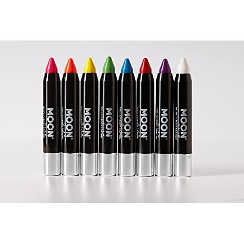 Moon Glow - Neon UV Paint Stick Body Crayon for The Face & Body ? White