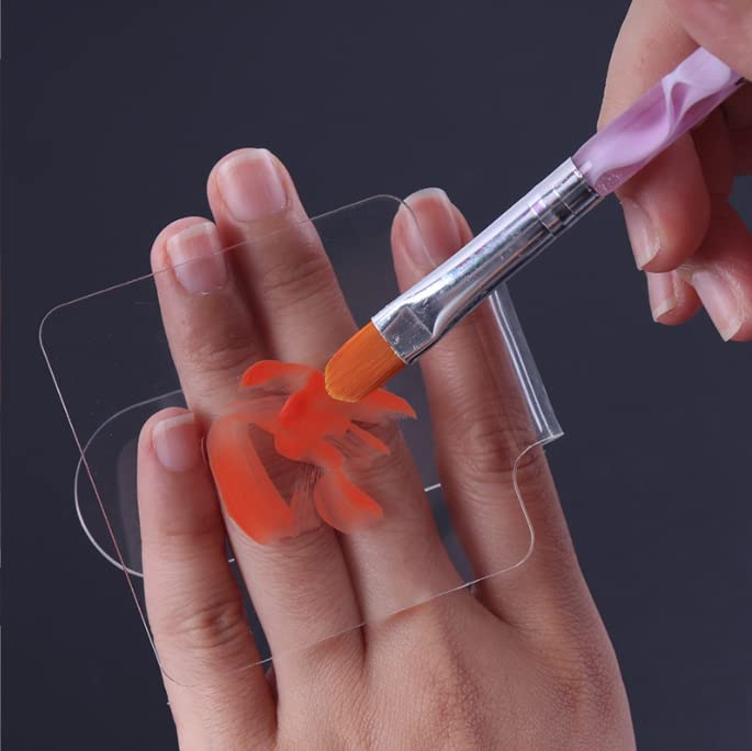 Acrylic Makeup Mixing Palette for Nail Art & Cosmetics - 1 PCS