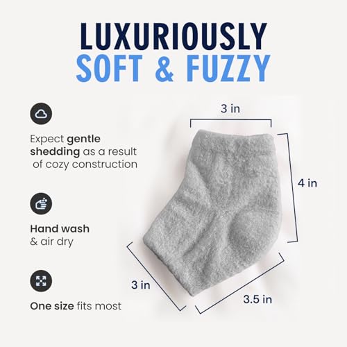 Dr. Frederick's Moisturizing Gel Heel Socks - Overnight Foot Care
