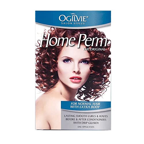 Ogilvie Home Perm Kit for Normal Hair - Long-Lasting Waves