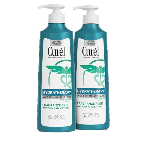 Curel Itch Defense In-Shower Body Lotion Unscented 12 fl oz Pack of 2