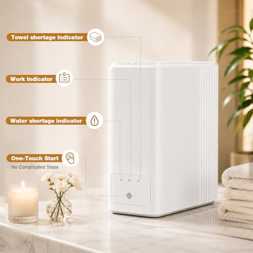 Hot Towel Dispenser Machine with Smart Voice Alerts