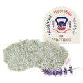 warmies Microwavable Eye Mask for Warmth & Comfort - Heating & Cooling Compress for Calming Relaxation - Weighted & Heated Eye Mask with Scented Lavender for Sleeping - Curly Sage