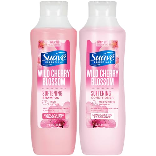 Suave Wild Cherry Blossom Shampoo & Conditioner Set 22.5oz