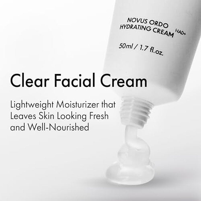 Novus Ordo (New Order) Hydrating Cream, Gel Type, NAD+ Ingredients, Revolutionary Korean Skincare Solution, NAD+ healthy aging, Elastic, Moisturing and Glowing Skin, 1.7 fl oz