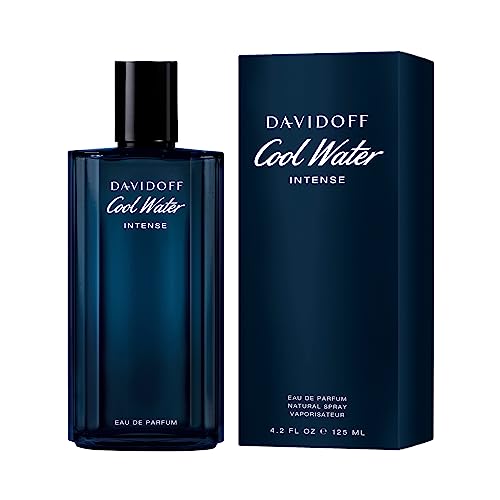 Davidoff Cool Water Eau de Parfum Intense 4.2 Fl Oz Men’s Cologne with Amber & Coconut Water