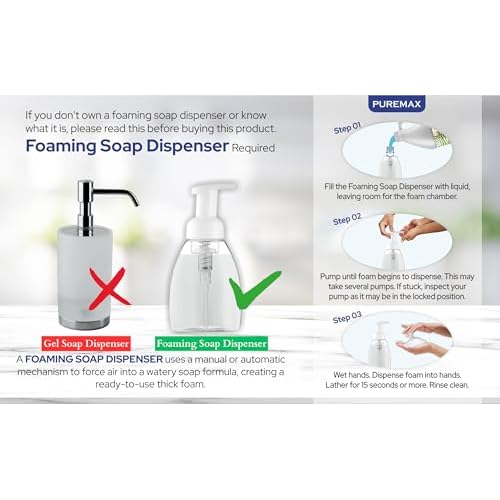 Foaming Hand Soap Refills | Honey Almond | Essential Oils | Gentle, Moisturizing Foam | Made in USA | 128 Fl Oz (1 Gallon)