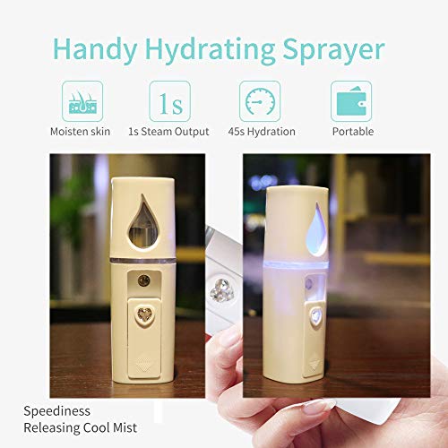 Nano Facial Mist Sprayer - USB Rechargeable Beauty Device