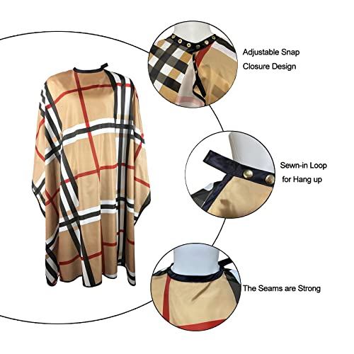 Pelocapa Professional Barber Cape 63" × 56" Adjustable