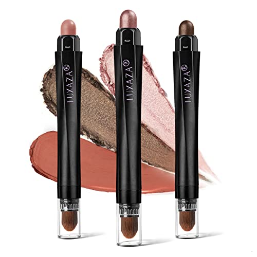 3-Piece Eyeshadow Stick Set - Waterproof & Long Lasting