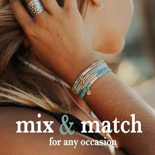 K'lani Hair Tie Bracelets for Women - Elastic Hair Bands That Double as Stylish Jewelry - Mother/Daughter - Set