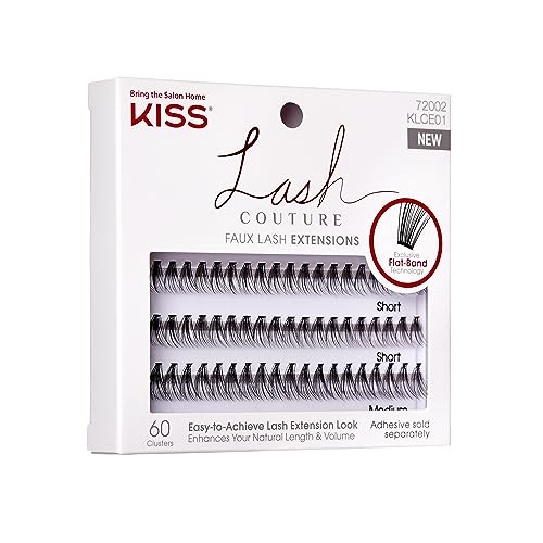 KISS Lash Couture Venus 60 Faux Mink Clusters + Rosewater Remover