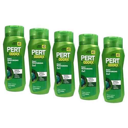 Pert Plus 2-in-1 Shampoo Plus Conditioner, Normal Hair 13.50 oz ( Pack of 5)