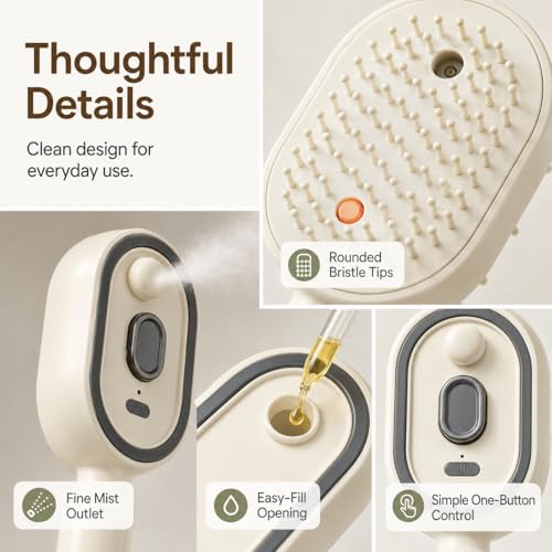 Electric Spray Hair Brush with Air Cushion Bristles (2-Pack)