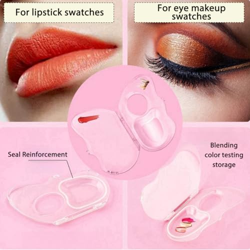 Rowcay Acrylic Makeup Palette Set 2-Pack with Spatula