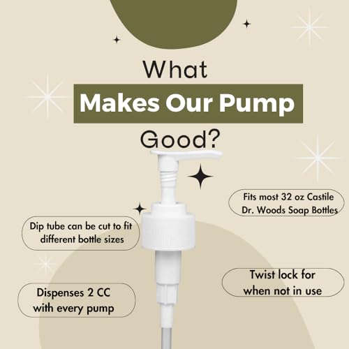 Speak Naturals Soap Bottle Pumps - Fits All 32 oz Bottles for Speak Naturals (Pack of 2)