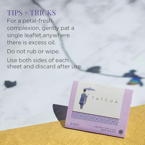 Tatcha Aburatorigami Blotting Papers 40 Pack - Abaca Leaf Oil Control
