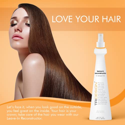 TRIDESIGN Leave-In Conditioner Spray – Moisturizing Detangler with Heat Protection