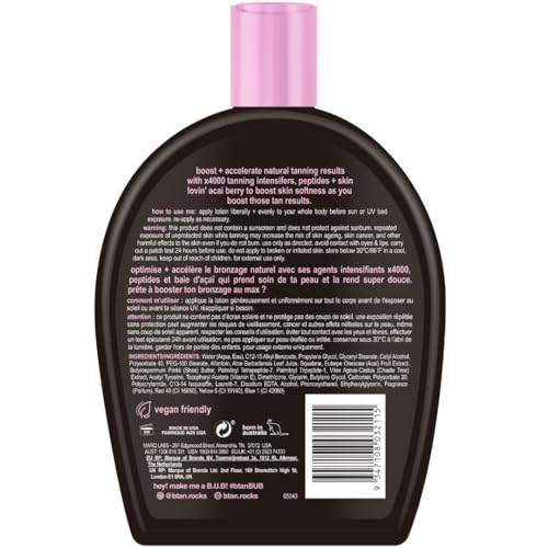 B.TAN UV Tanning Bed Lotion - x4000 Intensifiers, 12 fl oz