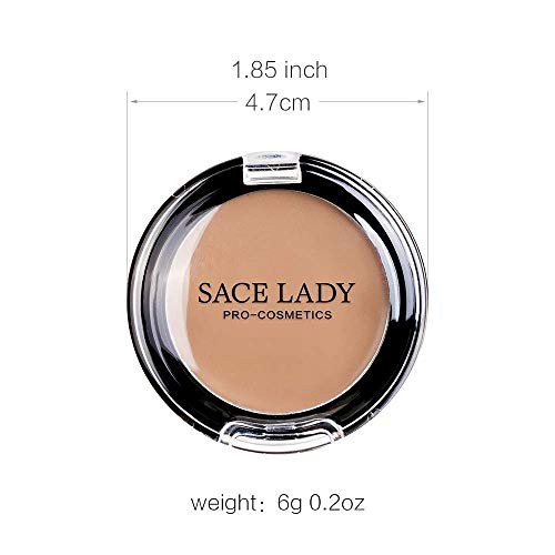 3 Pack Full Coverage Concealer Cream Makeup, Waterproof Matte Smooth Concealer Corrector for Dark Spot Under Eye Circles/Blemishes (3¡¿5g/0.18Oz, #30 Light Natural)