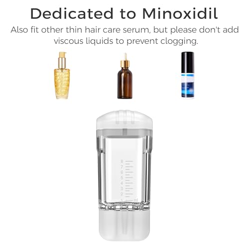 Minoxidil Applicator Bottle with Root Comb Brush