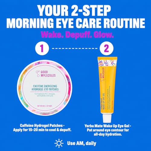 Good Molecules Energizing Eye Set - Caffeine & Yerba Mate