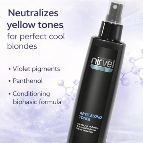 Nirvel Artic Blond Leave-In Toner – Anti-Yellow Violet