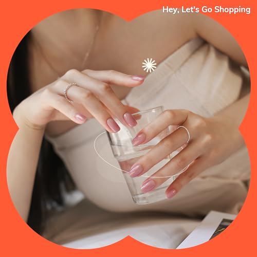 Heyhae Essentials Bundle - Semi Cured Gel Nail Strips (Hey, Let's Go Shopping) + Top Gel [2 Pack]