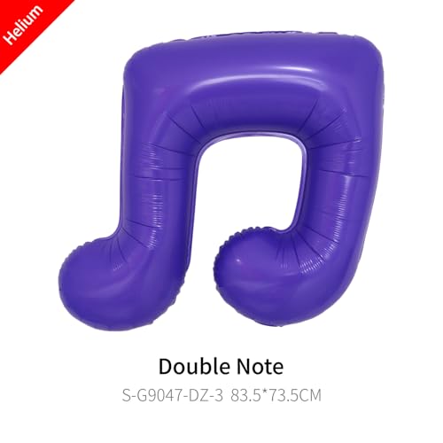 K-Pop Music Note & Guitar Foil Balloons Set for Parties