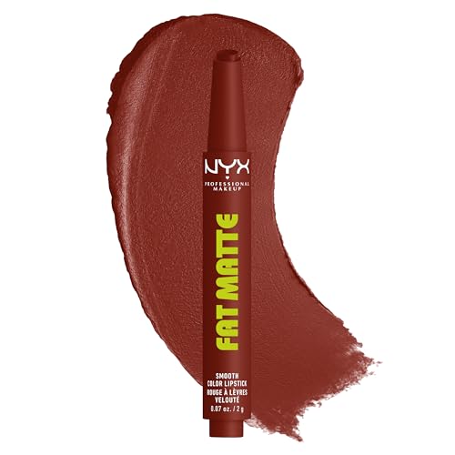 NYX Fat Matte Lipstick - Cocoa Cuddles Red Brown