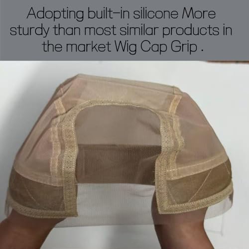 Glueless Wig Cap with Grip Band & Transparent Lace