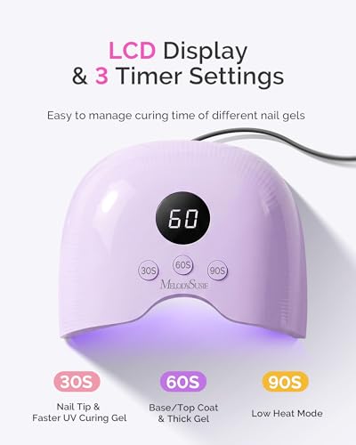 MelodySusie 24W UV LED Nail Lamp with Smart Sensor