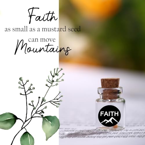 Bulk 30 Have a Little Faith Card Christian Gifts for Women, School Church Wedding Baptism Unique Christian Religious Inspirational Gifts for Women Men(Circle-30)