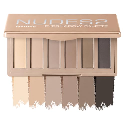 NICEFACE NUDES2 Mini Eyeshadow Palette - 6 Matte Neutral Shades