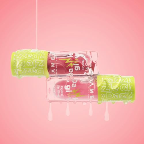 Lamel Dazzle Glow Crystal Clear Lip Gloss - Hydrating Lip Gloss - Non Sticky - Colored - Moisturizing - ¢à407 Provocative