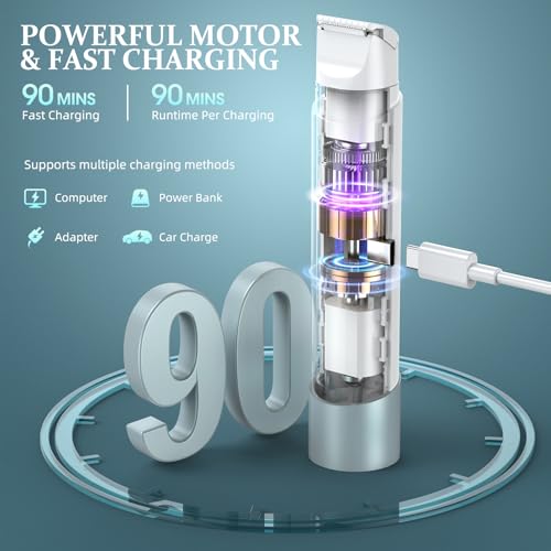 NIPOO Waterproof Bikini Trimmer for Women - Dual Head Electric Razor