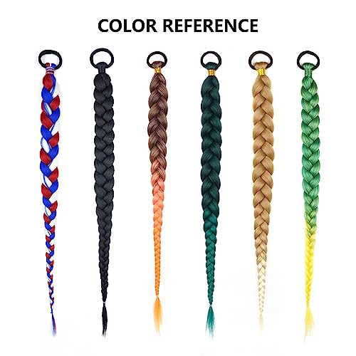 LyoRuSi Black Ponytail Extension 26 Inch 2 Pack