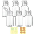 Travel Bottles 2.2oz 6-Pack TSA Approved Leak Proof
